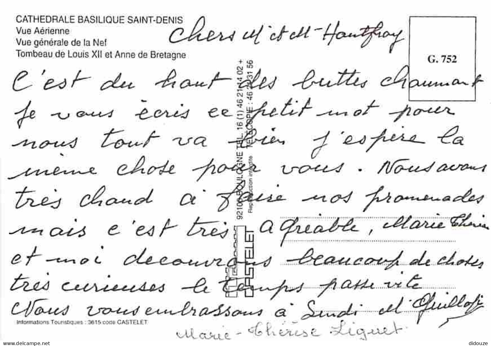 93 - Saint Denis - La Cathédrale - Multivues - CPM - Voir Scans Recto-Verso - Saint Denis