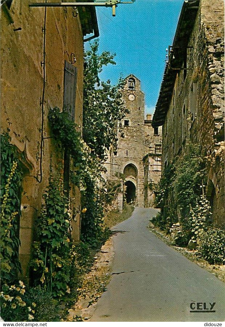 82 - Bruniquel - Rue Du Beffroi - Flamme Postale De Montauban - CPM - Voir Scans Recto-Verso - Autres & Non Classés