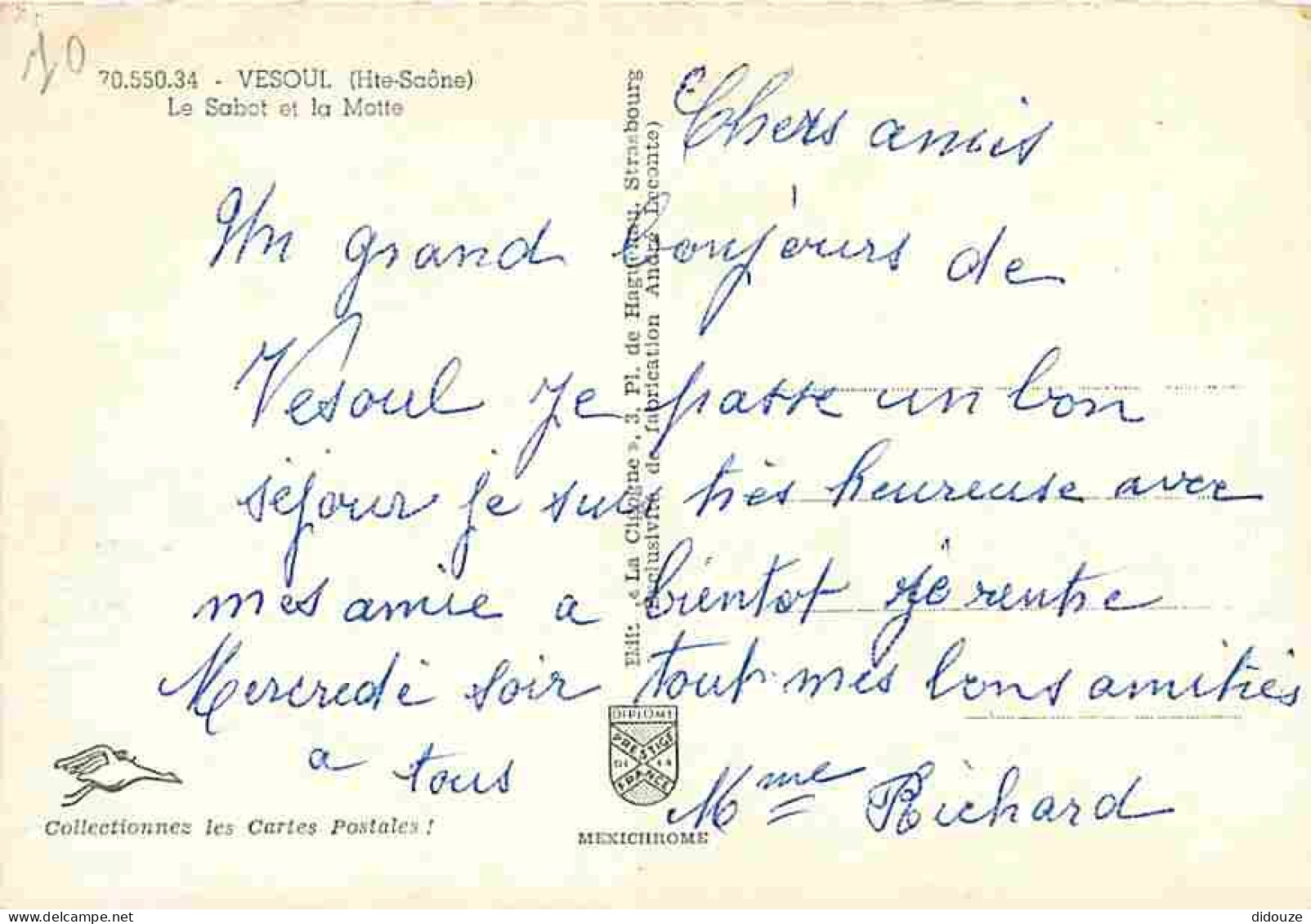 70 - Vesoul - Le Sabot Et La Motte - CPM - Voir Scans Recto-Verso - Vesoul