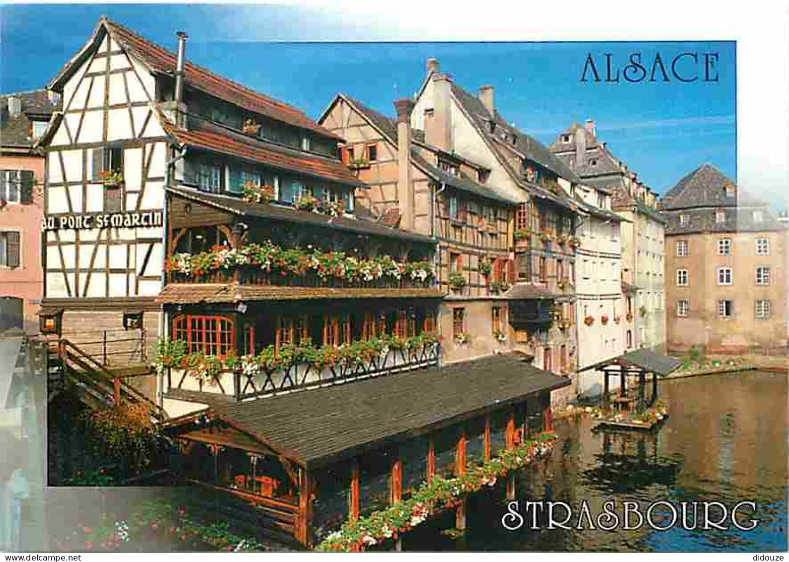 67 - Strasbourg - La Petite France - Le Restaurant Au Pont St-Martin - CPM - Voir Scans Recto-Verso - Strasbourg