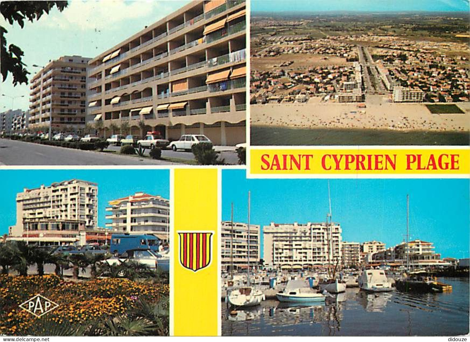 66 - Saint Cyprien - Multivues - Automobiles - Immeubles - CPM - Voir Scans Recto-Verso - Saint Cyprien