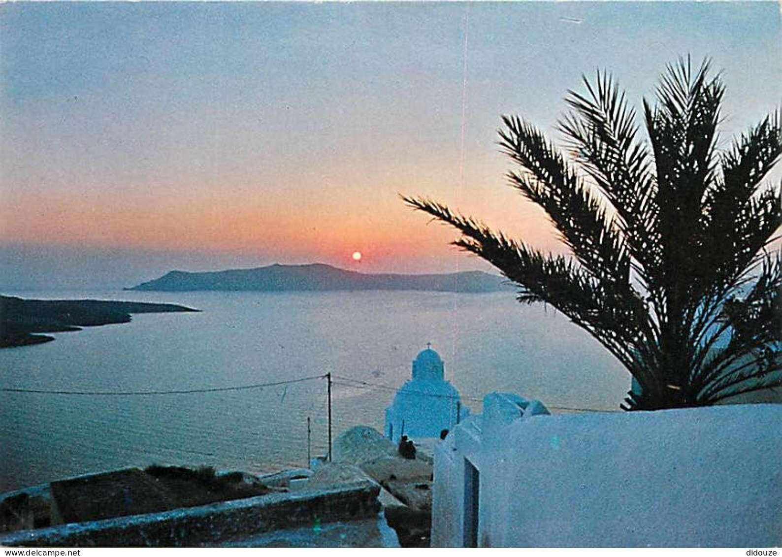 Grèce - Santorini - Coucher Du Soleil - Carte Neuve - CPM - Voir Scans Recto-Verso - Grecia