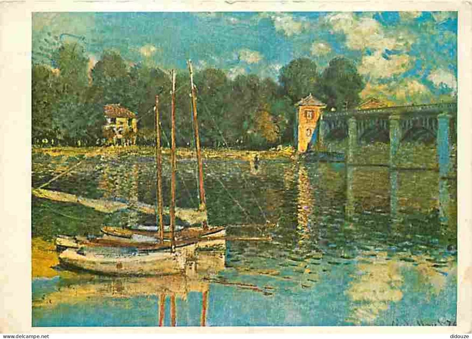 Art - Peinture - Claude Monet - Le Viaduc D'Argenteuil - CPM - Voir Scans Recto-Verso - Peintures & Tableaux