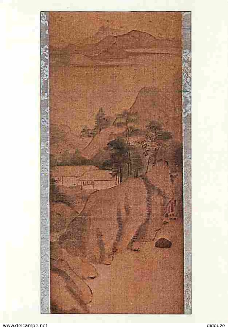 Art - Peinture - Tong K'I-Tchang Ou Dong Qichang - Paysage - Description Du Tableau Au Dos - CPM - Voir Scans Recto-Vers - Paintings