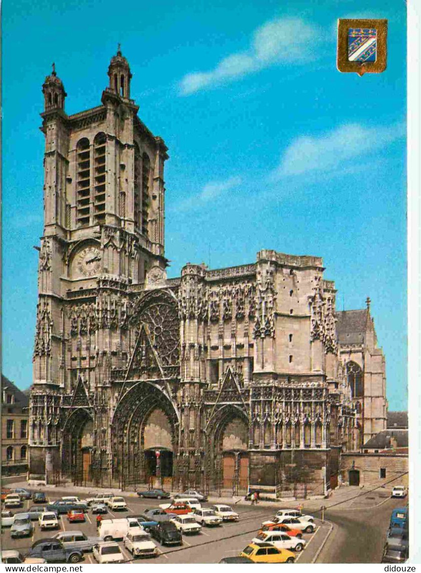 10 - Troyes - Cathédrale Saint-Pierre Et Saint-Paul - Automobiles - CPM - Voir Scans Recto-Verso - Troyes