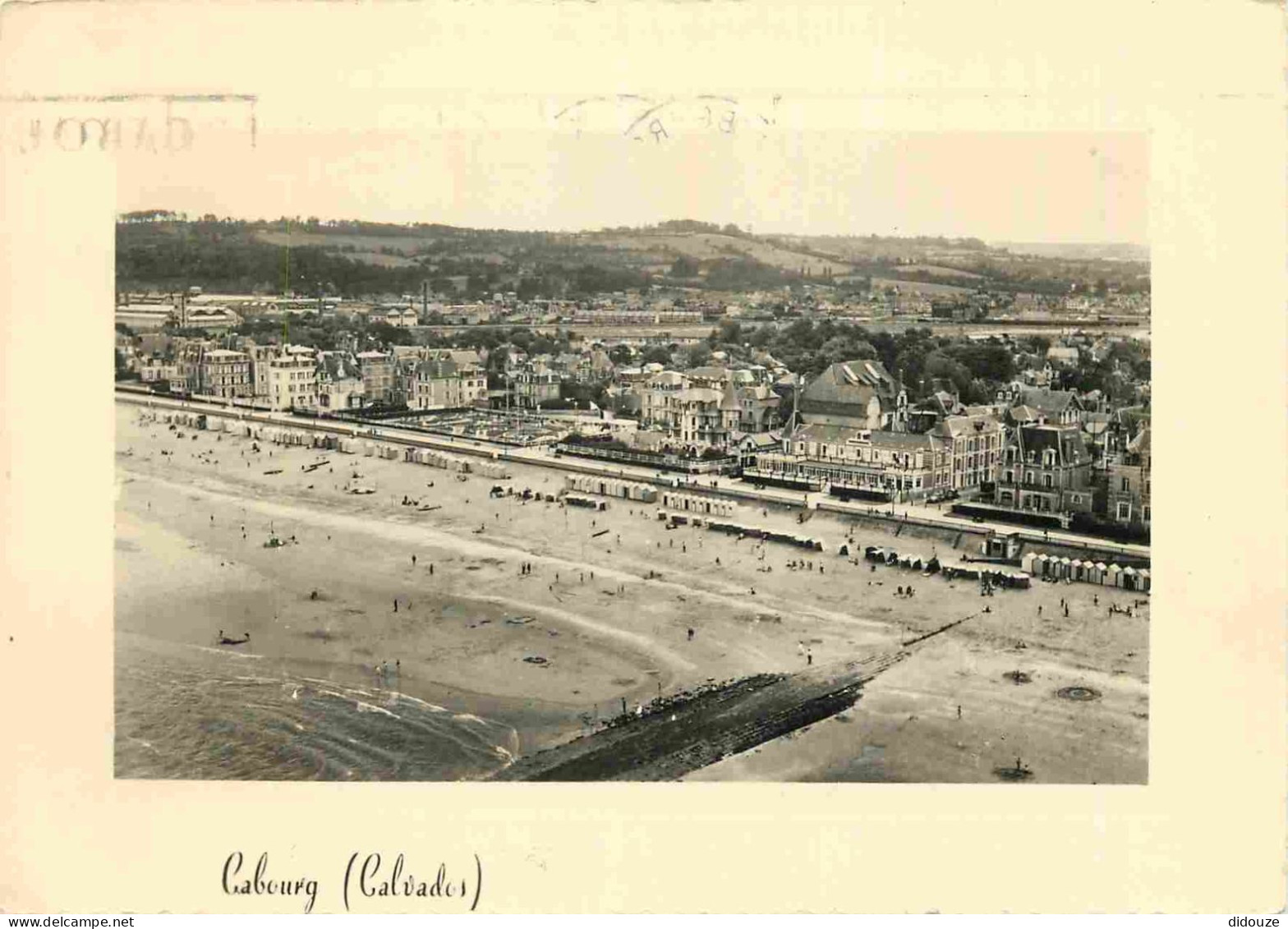 14 - Cabourg - Vue Aérienne De La Plage Et Le Golf Miniature - Mention Photographie Véritable - Carte Dentelée - CPSM Gr - Cabourg