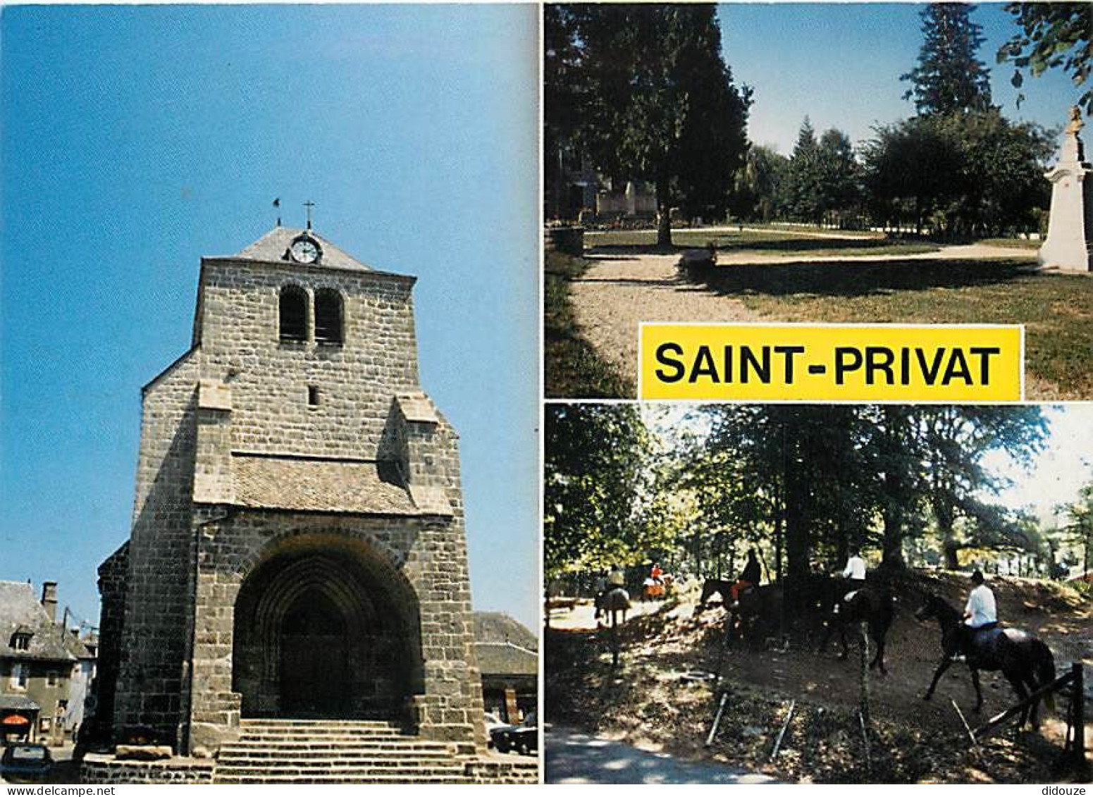 19 - Saint Privat - Multivues - Chevaux - CPM - Voir Scans Recto-Verso - Altri & Non Classificati