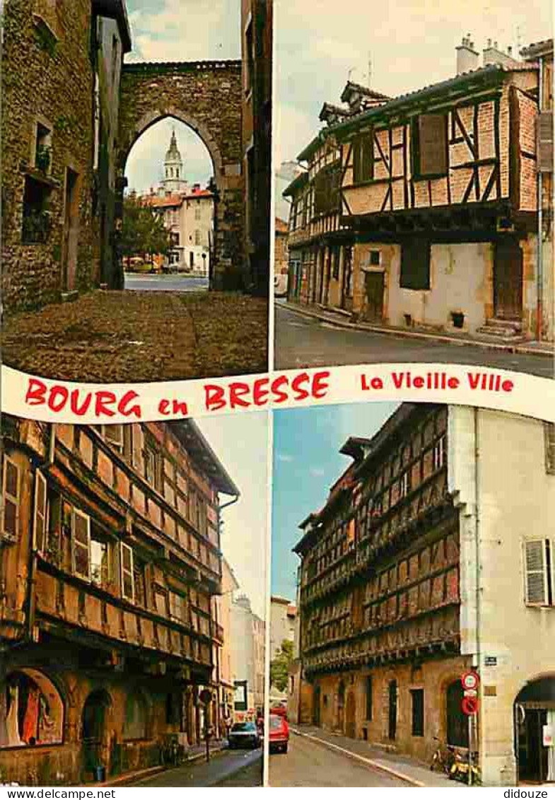 01 - Bourg En Bresse - La Vieille Ville - Multivues - Automobiles - CPM - Voir Scans Recto-Verso  - Other & Unclassified