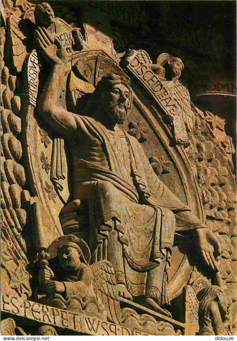 12 - Conques En Rouergue - Basilique Sainte-Foy - Le Tympan - Le Christ En Majesté - CPM - Voir Scans Recto-Verso - Other & Unclassified