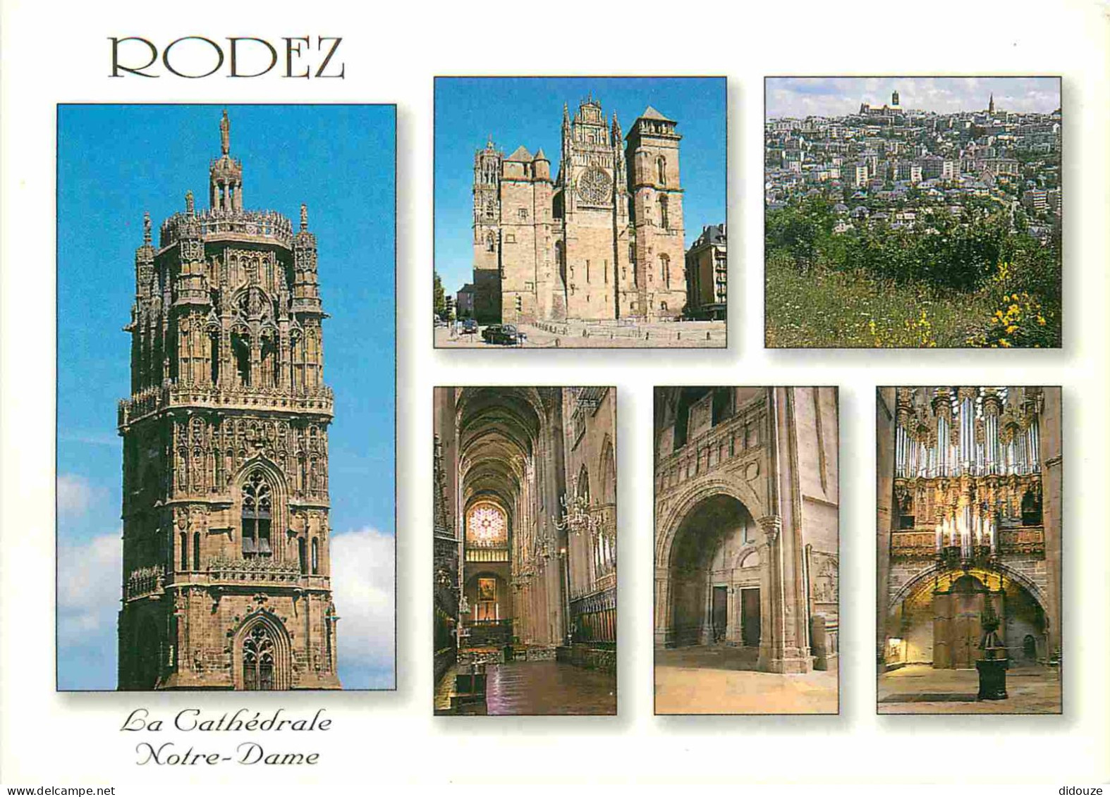 12 - Rodez - Cathédrale Notre Dame - Multivues - CPM - Voir Scans Recto-Verso - Rodez