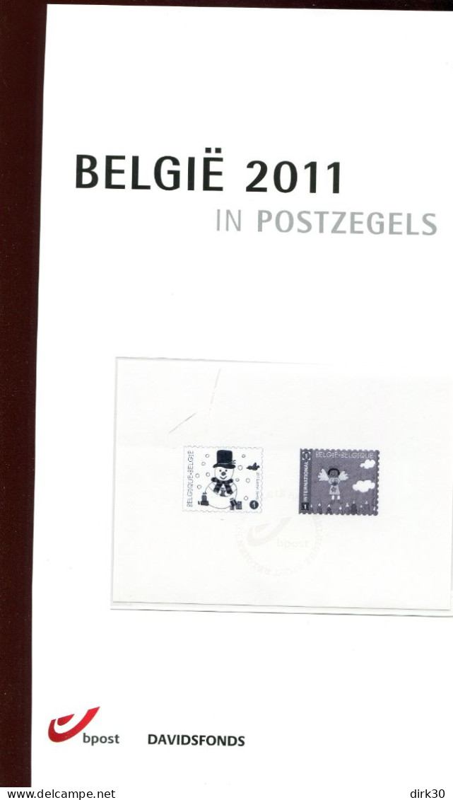 Belgie 2011 Zwartwit Velletje Uit Jaarboek GCB15 Nr 4192/93 - B&W Sheetlets, Courtesu Of The Post  [ZN & GC]