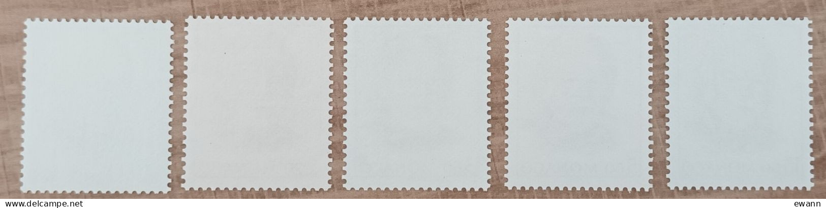 Monaco - YT N°1671 à 1675 - S.A.S. Rainier III - 1989 - Neuf - Unused Stamps
