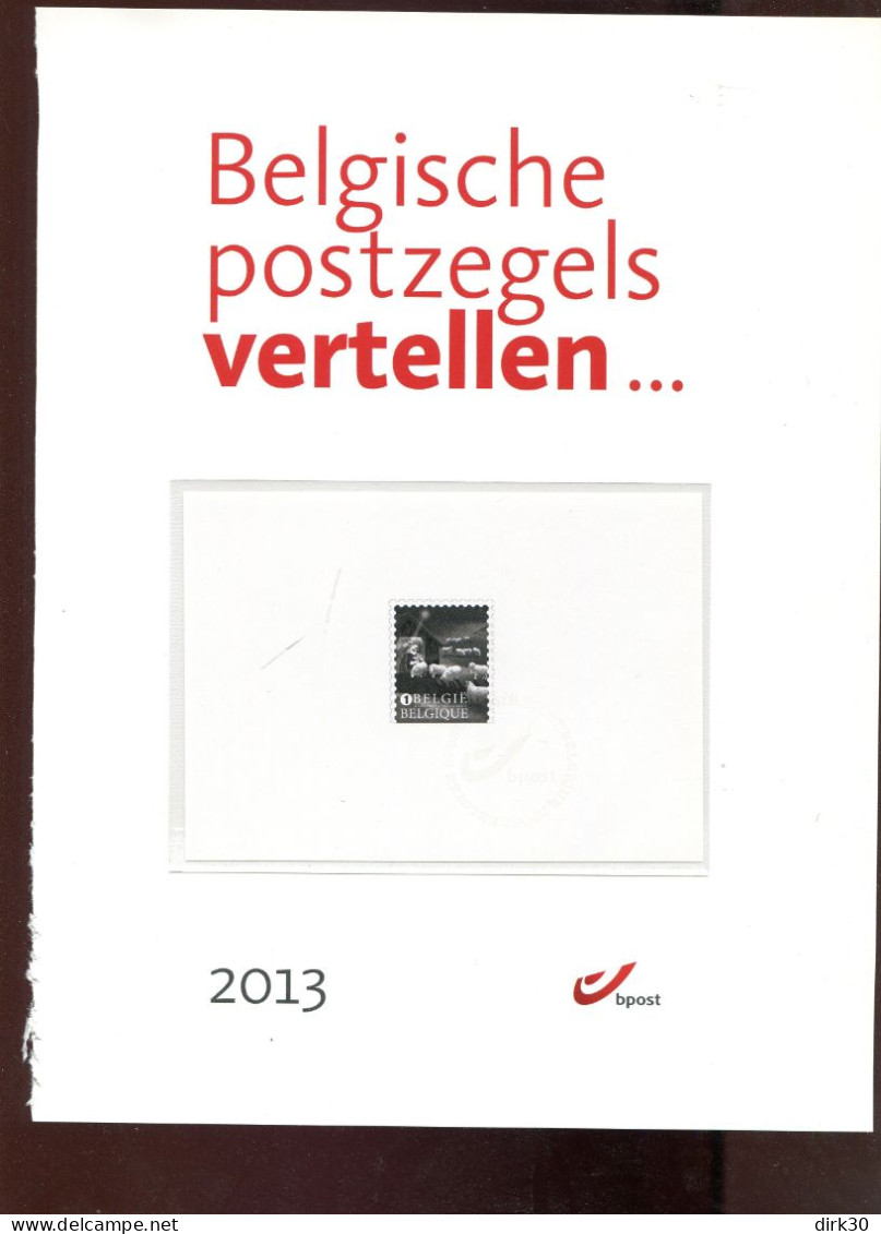 Belgie 2013 Zwartwit Velletje Uit Jaarboek GCB17 Nr 4381 - Schwarz-weiß Kleinbögen [ZN & GC]