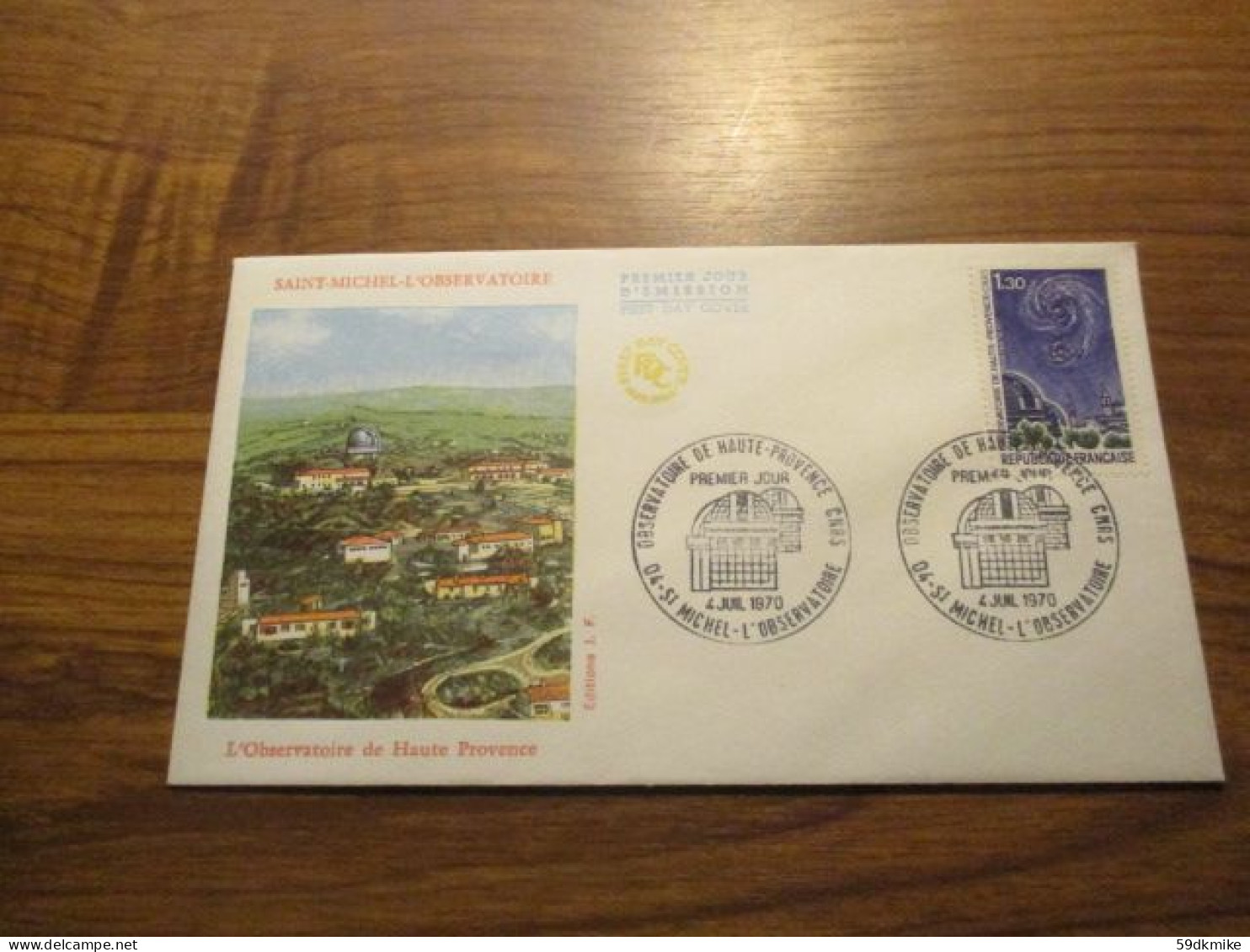 FDC - 1er Jour - France - 1970 - Saint Michel - L'observatoire - 1970-1979