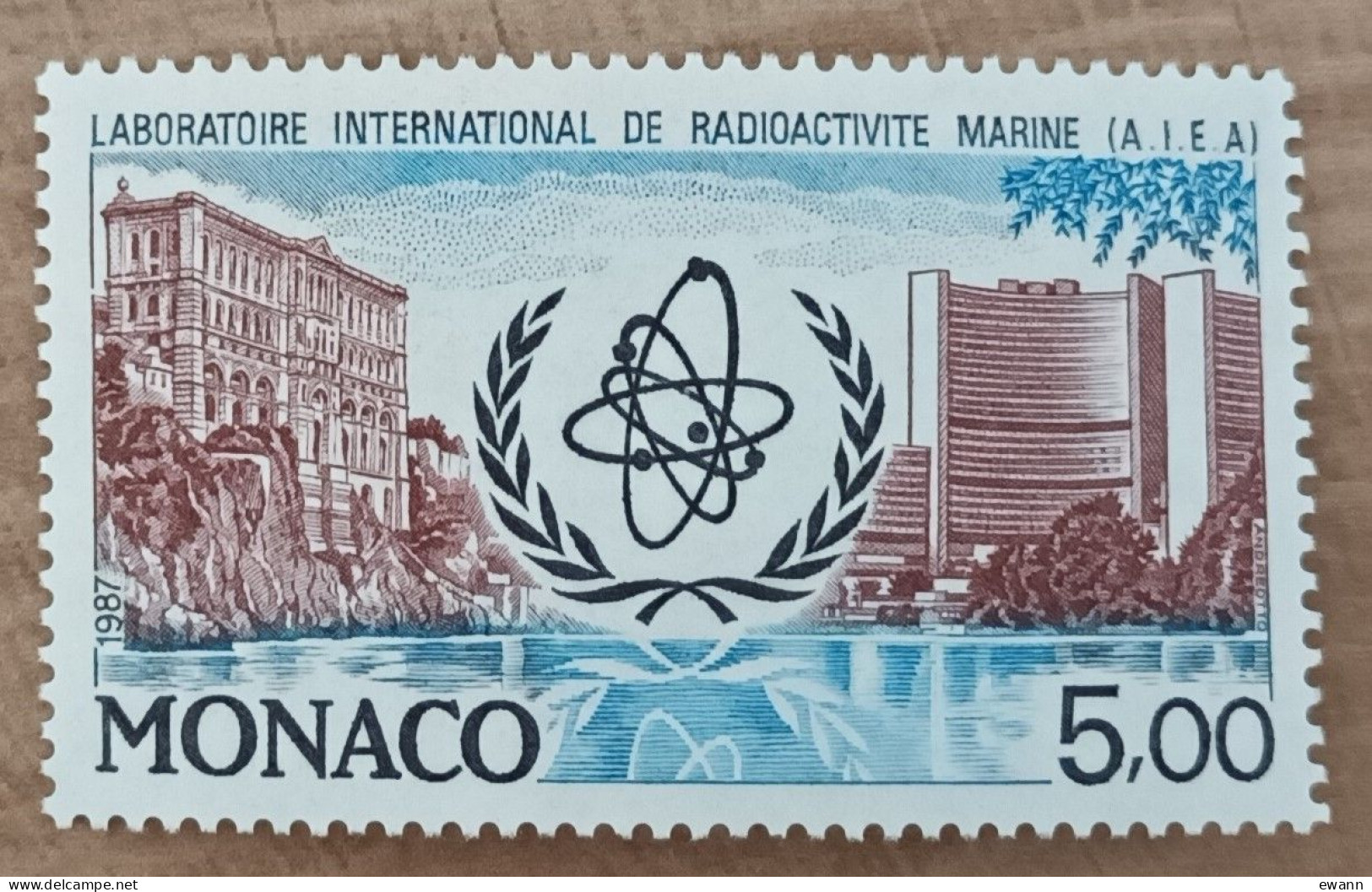 Monaco - YT N°1602 - Laboratoire International De Radioactivité Marine - 1987 - Neuf - Unused Stamps