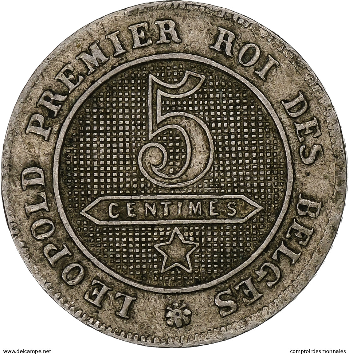 Belgique, Leopold I, 5 Centimes, 1862, Bruxelles, Cupro-nickel, TTB+, KM:21 - 5 Cents