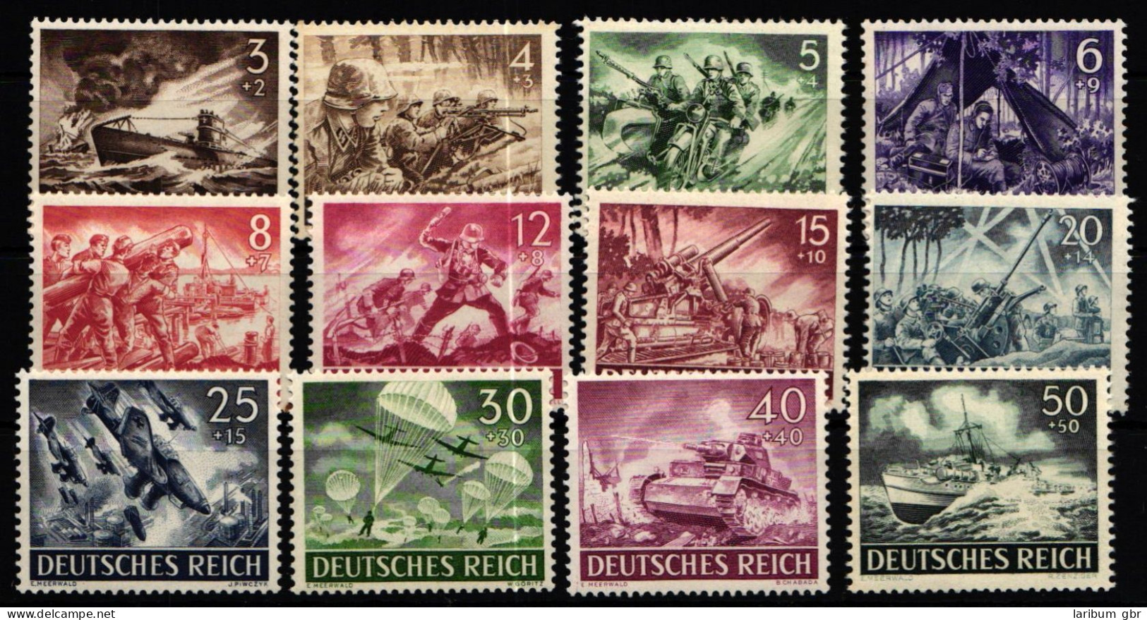 Deutsches Reich 831-842 Postfrisch #KU488 - Autres & Non Classés