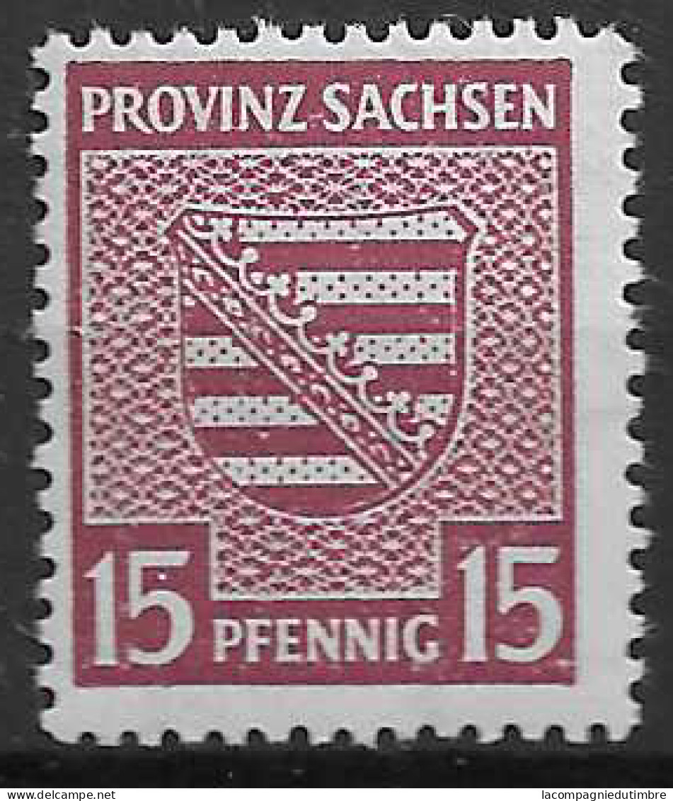 Allemagne/Zone Soviétique/Saxe Michel N° 80x Neuf ** MNH. TB - Mint