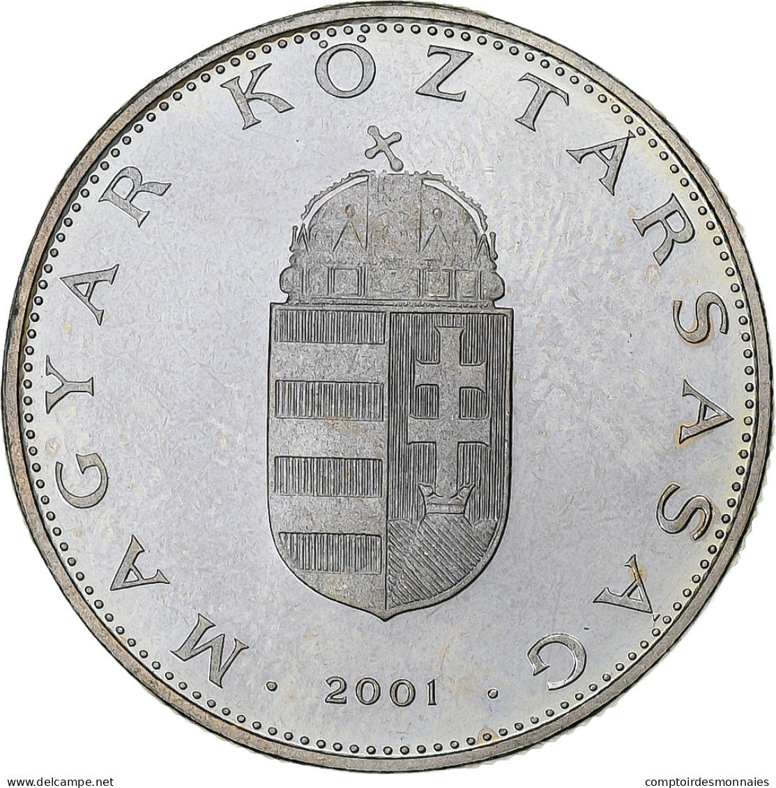 Hongrie, 10 Forint, 2001, Budapest, Cupro-nickel, SPL, KM:695 - Hongarije