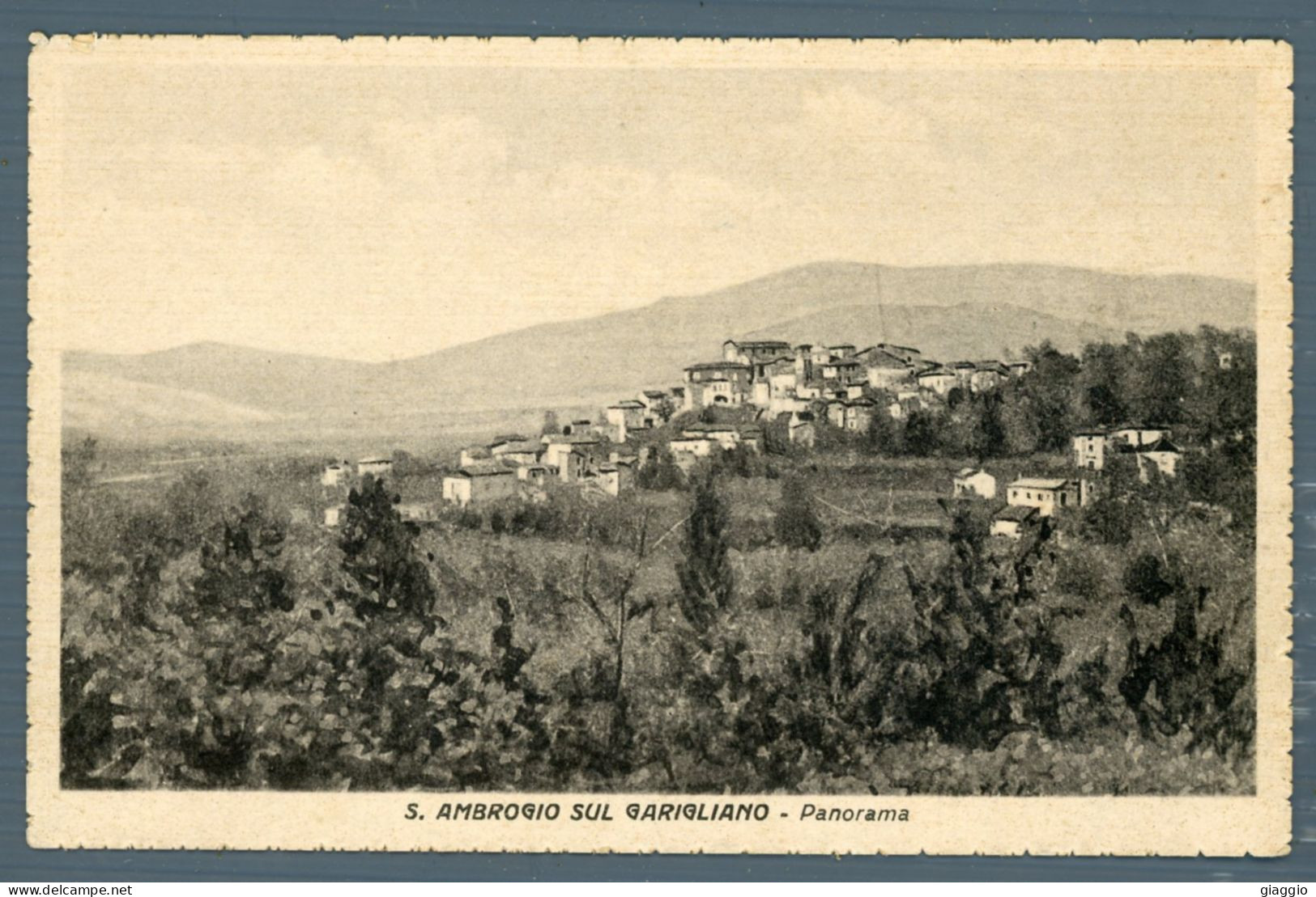 °°° Cartolina - S. Ambrogio Sul Garigliano Panorama Formato Piccolo - Non Viaggiata °°° - Frosinone