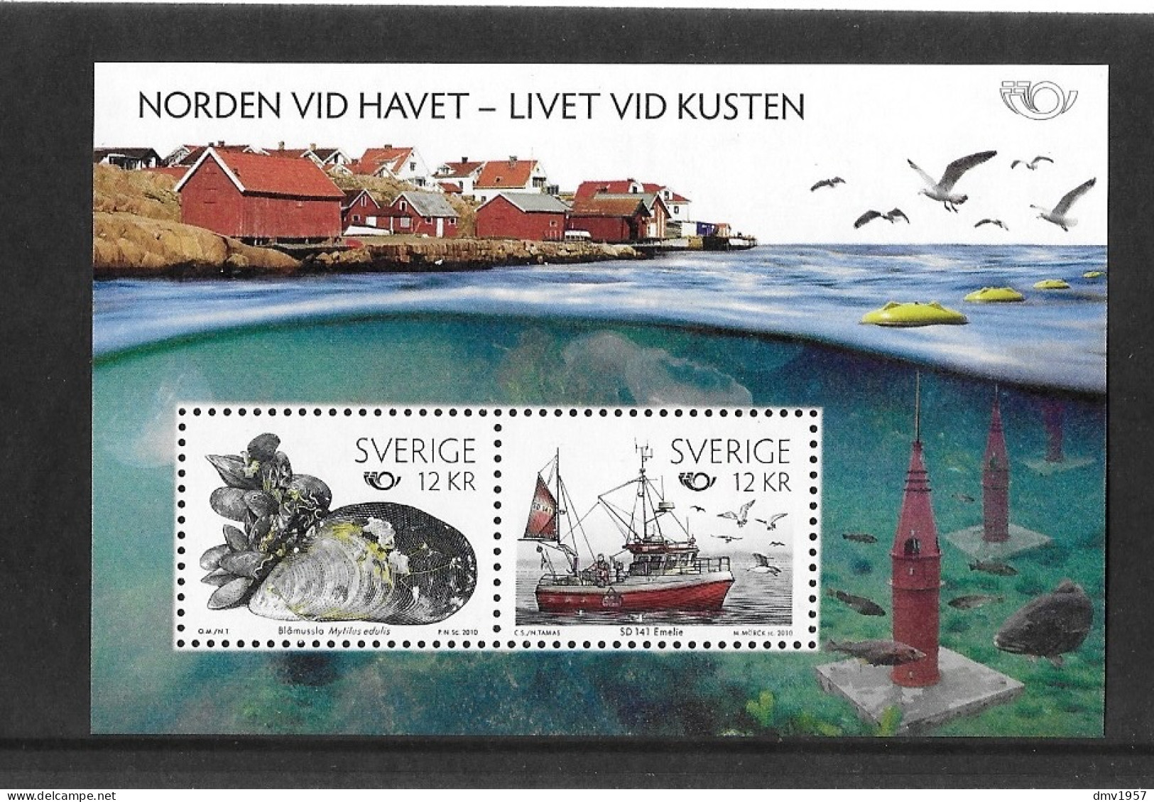 Sweden 2010 MNH Life At The Coast. North By The Sea MS 2664 - Neufs