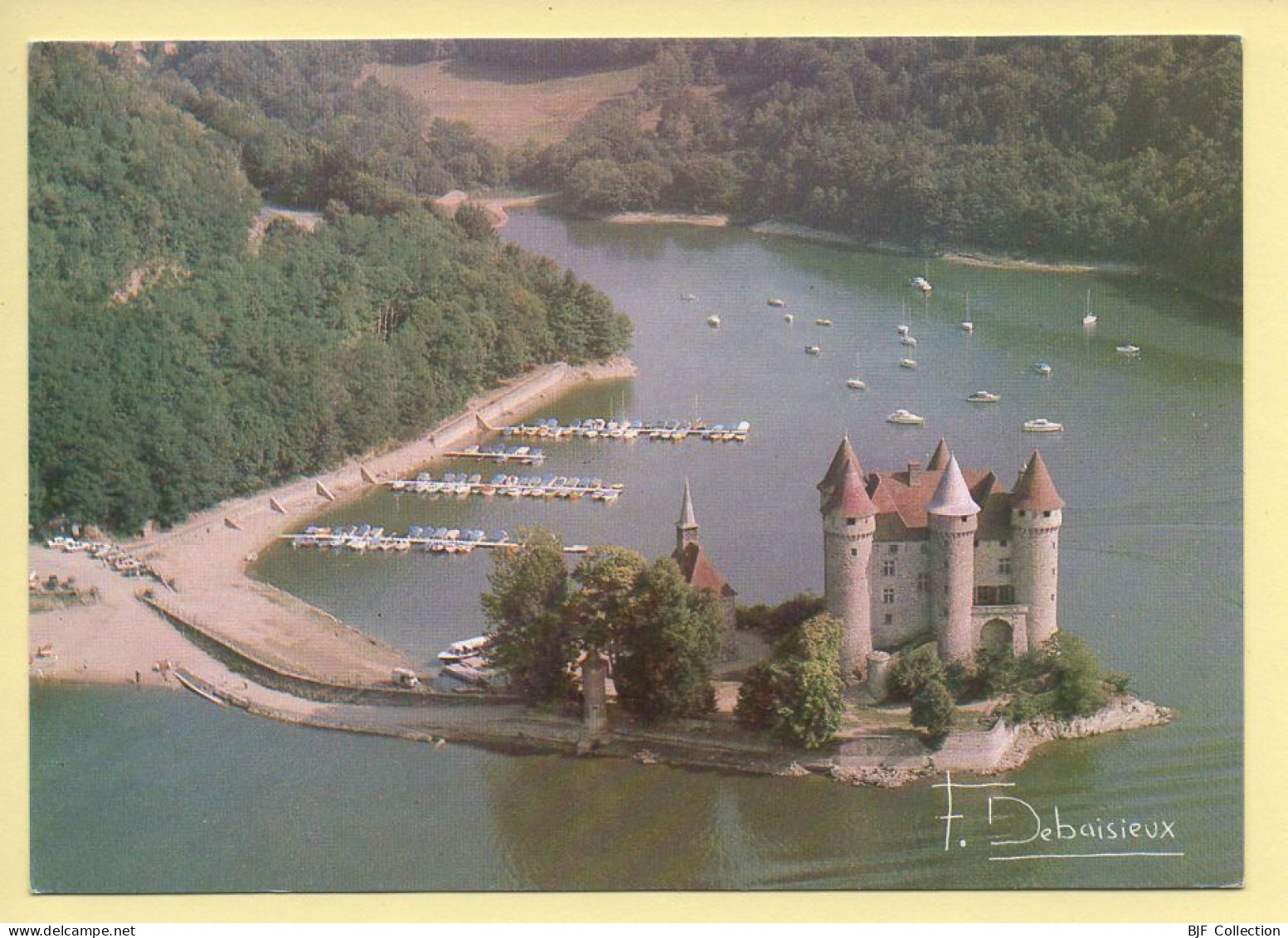 15. Château De Val Sur La Retenue Du Barrage De Bort (voir Scan Recto/verso) - Autres & Non Classés