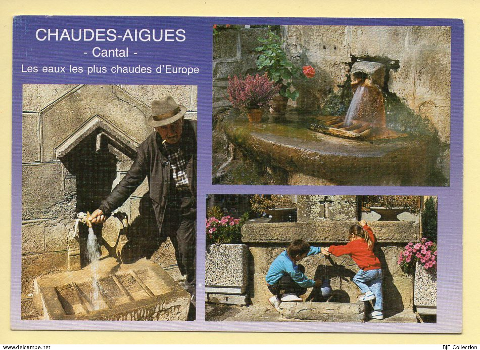 15. CHAUDES-AIGUES – La Source Du PAR – 3 Vues (animée) (voir Scan Recto/verso) - Autres & Non Classés