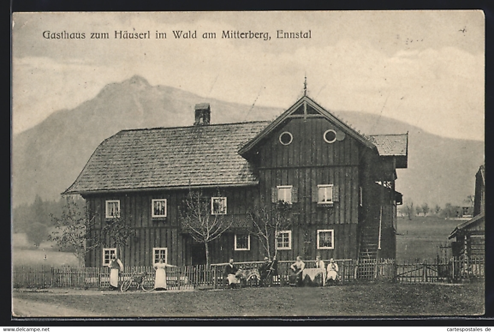 AK Mitterberg /Ennstal, Gasthaus Zum Häuserl Im Wald  - Altri & Non Classificati