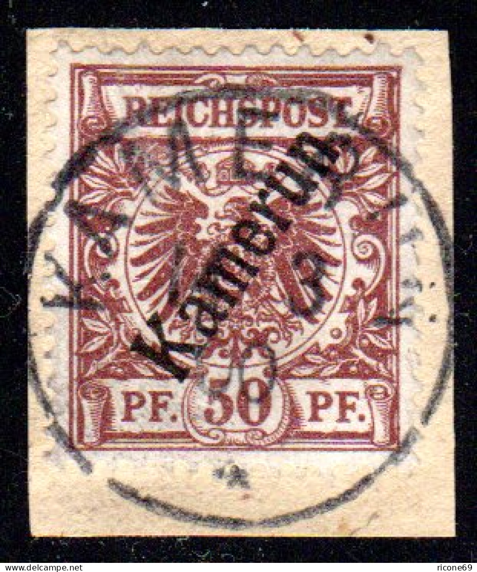 Kamerun 6, 50 Pf. Auf Schönem Briefstück M. Stempel KAMERUN 11/3/00 - Camerun