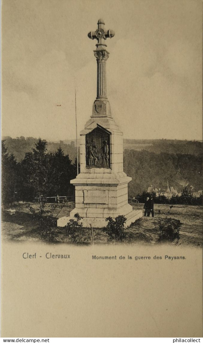 Clerf - Clervaux  (Luxembourg)  Monument De La Guerre Des Paysans 19?? - Clervaux