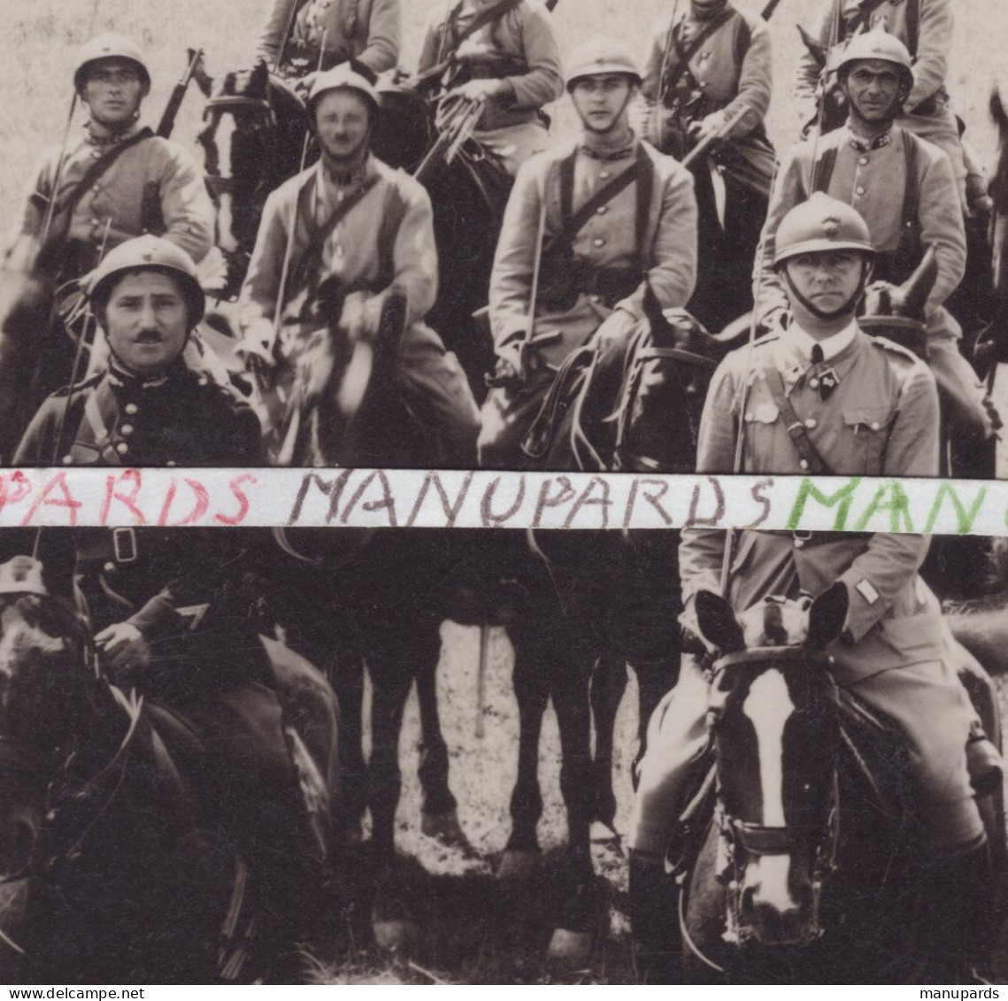 1936 / CARTE PHOTO / 20e REGIMENT DE DRAGONS ( LIMOGES ) / CAVALERIE / CHEVAUX /