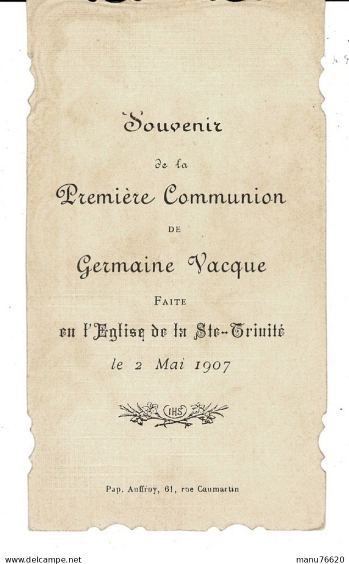 IMAGE RELIGIEUSE - CANIVET : Germaine V...? , église De La Sainte Trinité , Paris - France . - Religione & Esoterismo