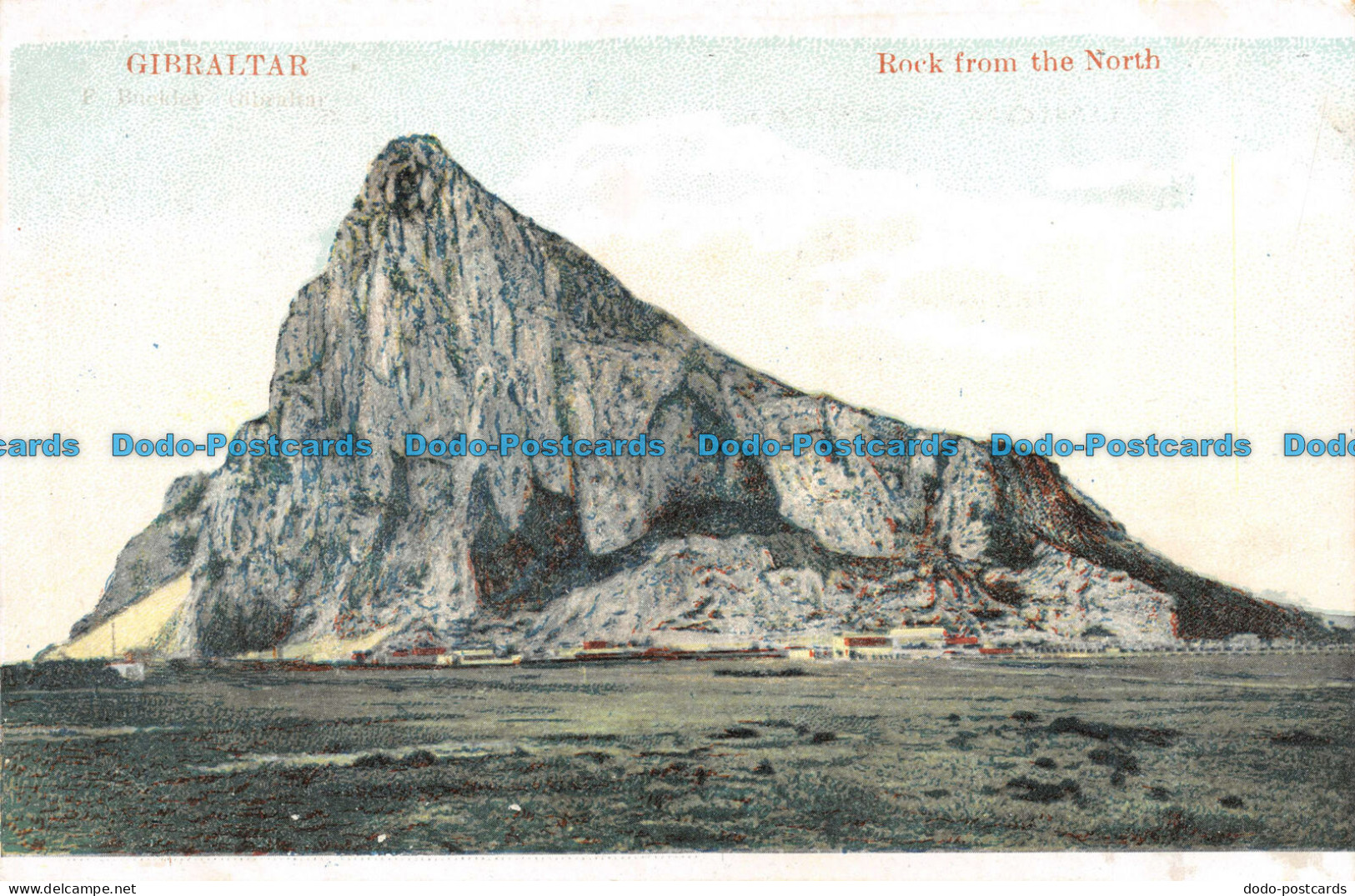 R076504 Gibraltar. Rock From The North - World
