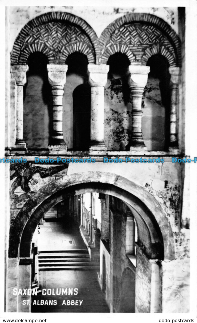 R074843 Saxon Columns. St. Albans Abbey. Precision. RP - World