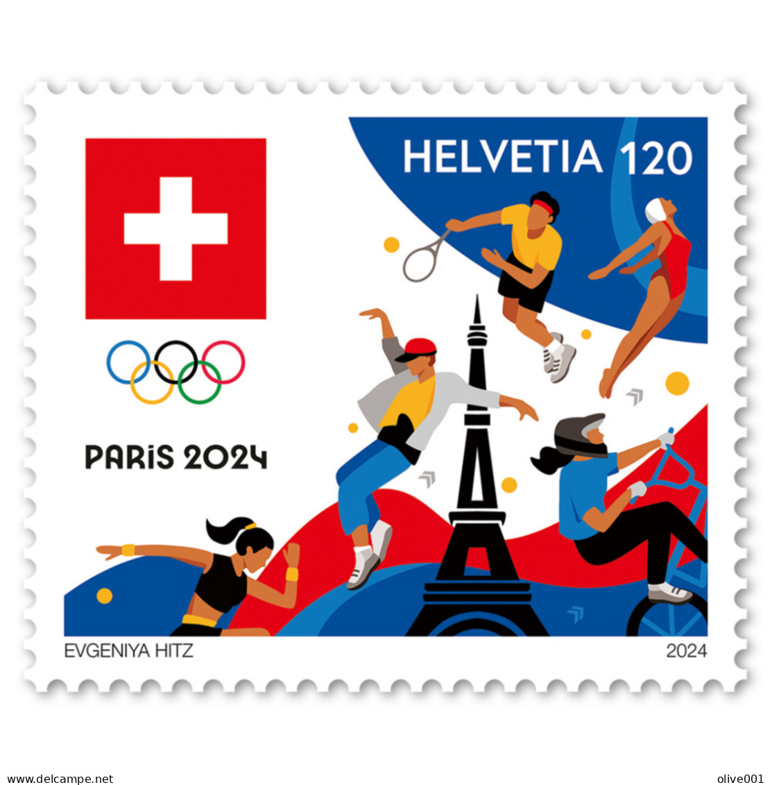 Suisse - 2024 - Jeux Olympique De Paris 2024 - Tp - New - Nouveau - Neufs - MNH ** - Eté 2024 : Paris