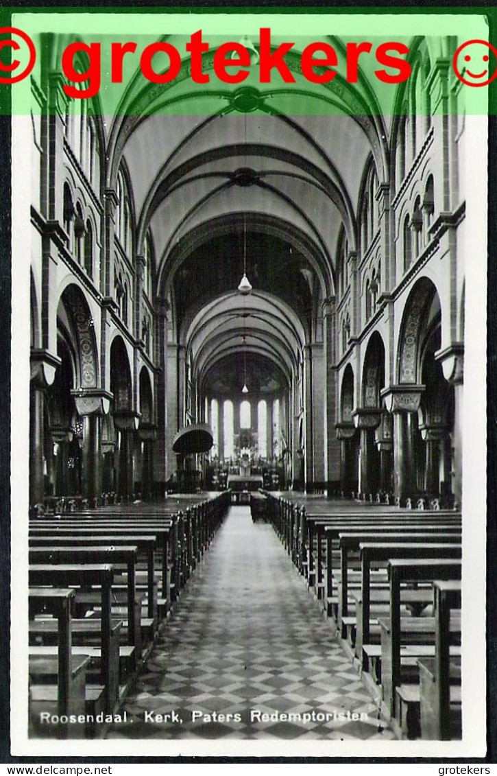 ROOSENDAAL Kerk Paters Redemptoristen Interieur Ca 1935 ? - Roosendaal