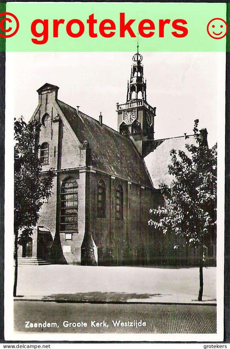 ZAANDAM Groote Kerk Westzijde 1948 - Zaandam