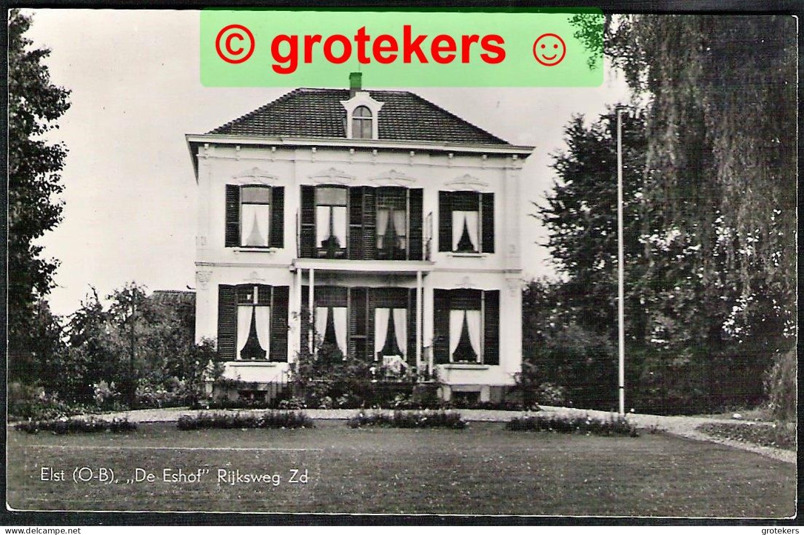 ELST (G) Rijksweg Zuid Villa De Eshof 1955 - Other & Unclassified