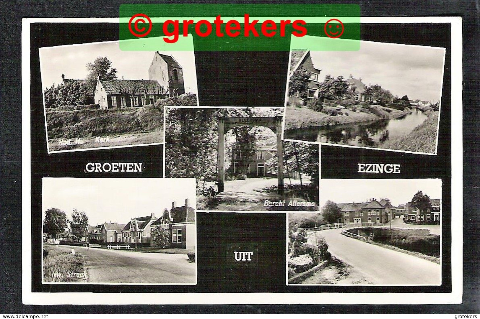 EZINGE Groeten Uit 5-luik 1959 - Autres & Non Classés