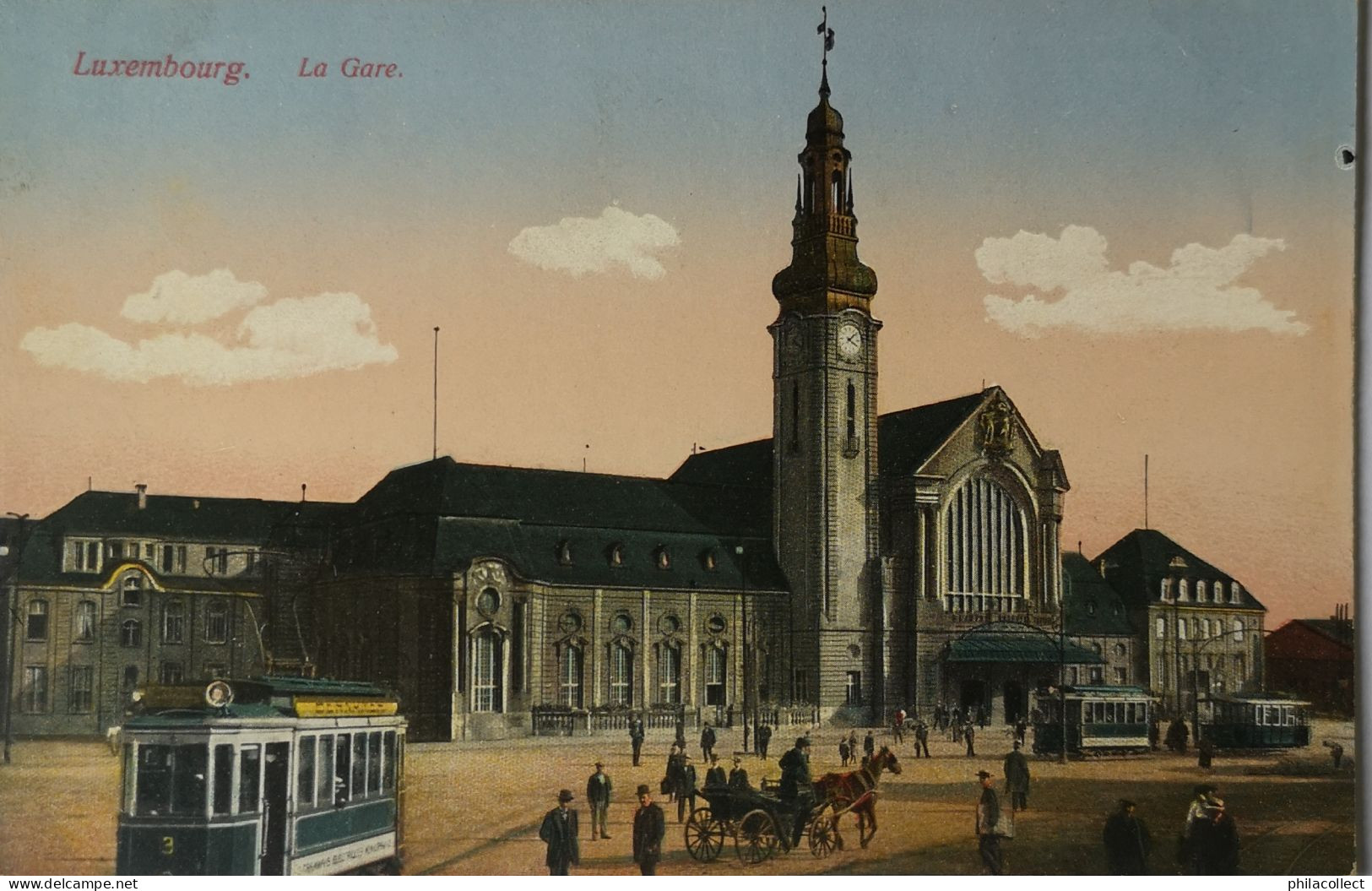 Luxemburg   (Luxembourg) La Gare - Station With Nice Tram 19?? - Luxembourg - Ville