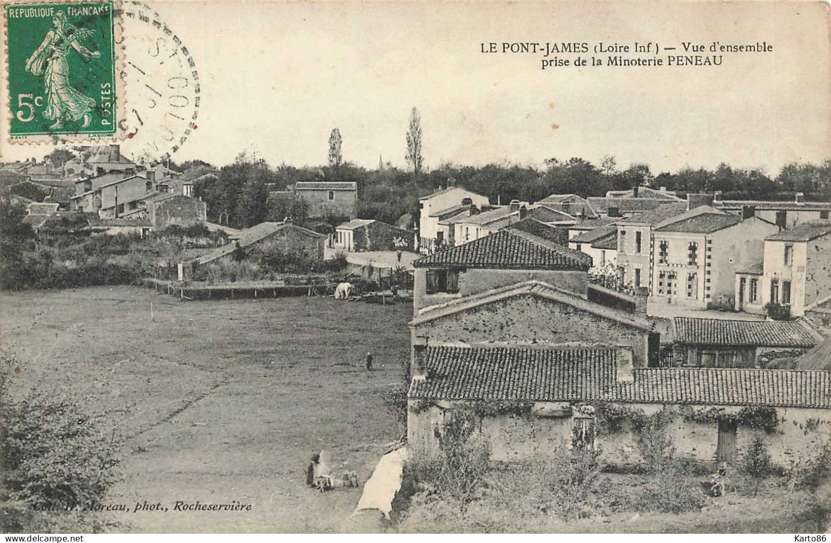 Le Pont James , St Colomban * Vue D'ensemble Prise De La Minoterie PENEAU * St Colombin - Autres & Non Classés