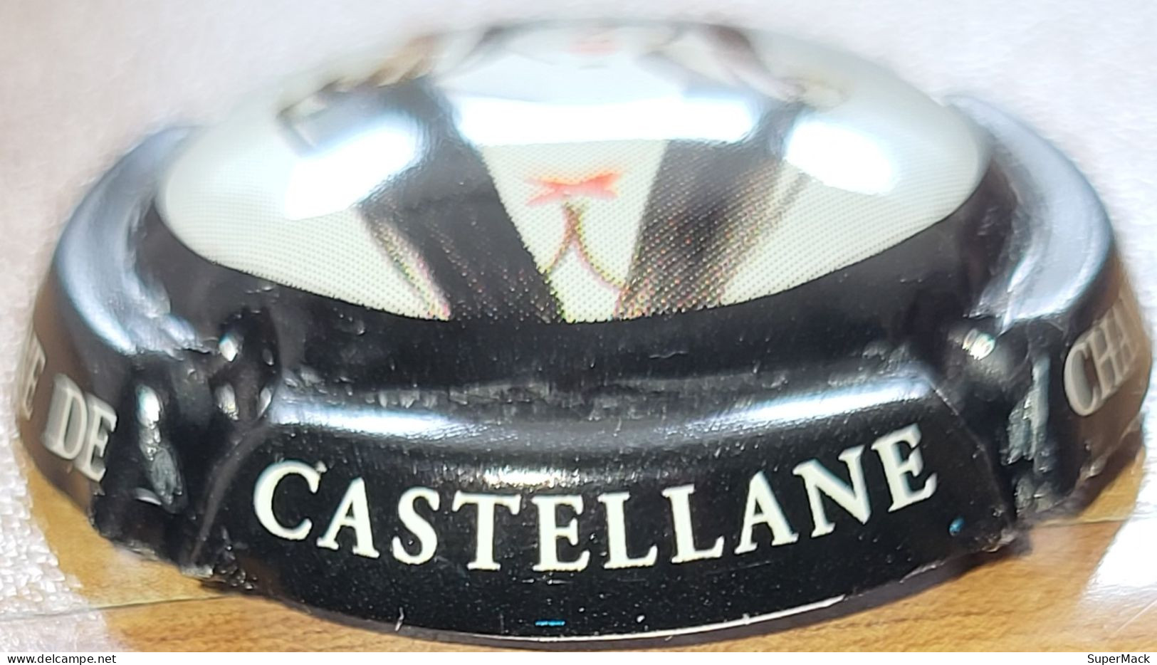 Capsule Champagne DE CASTELLANE Série 16 Ecriture Sur Contour, Noir, Nr 80 - De Castellane