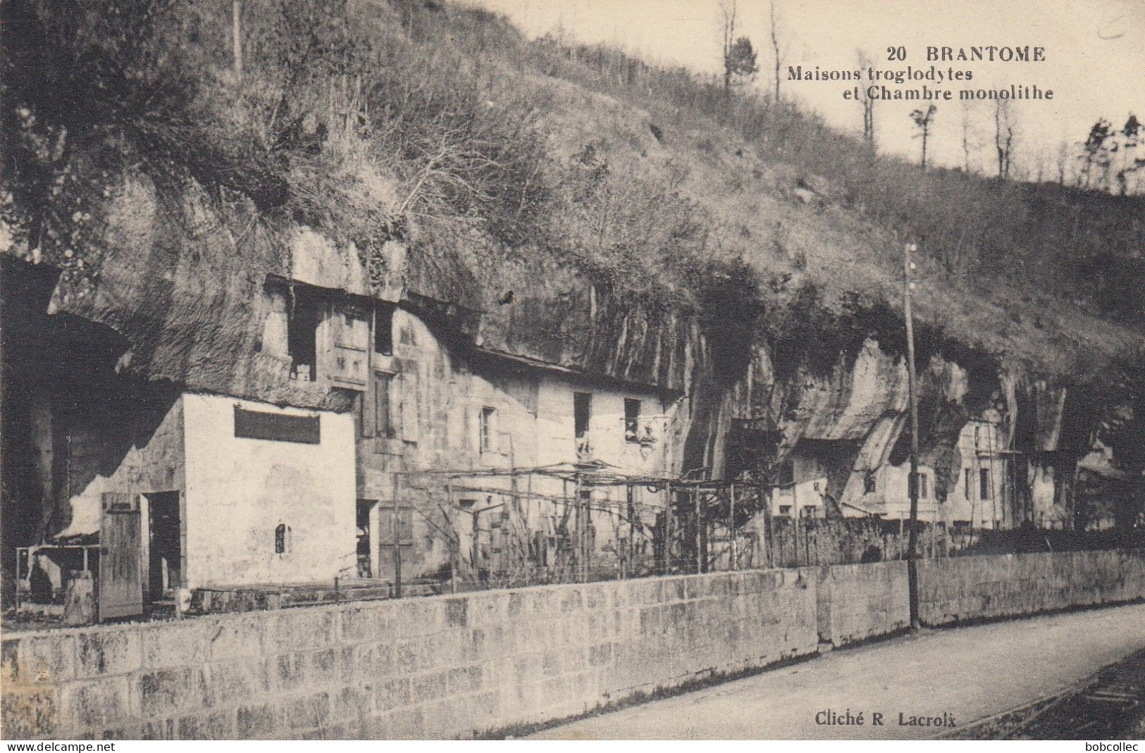 BRANTÔME Dordogne): Maisons Troglodytes Et Chambre Monolithe (lot De 2 CPA) - Brantome