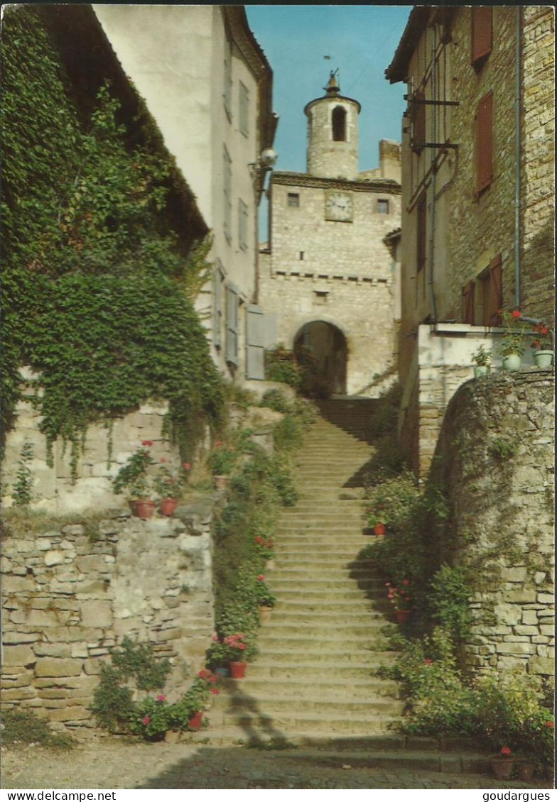 Cordes - La Porte De L'Horloge - L'Escalier Du "Pater Noster" - Cliché Jean Dieuzaide "Yan" - (P) - Cordes