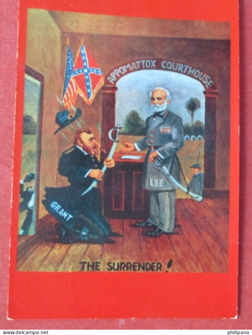 The Surrender Miami's Shanty Restaurant, Atlanta, Georgia, USA Civil War      Ref 6407 - Personaggi Storici