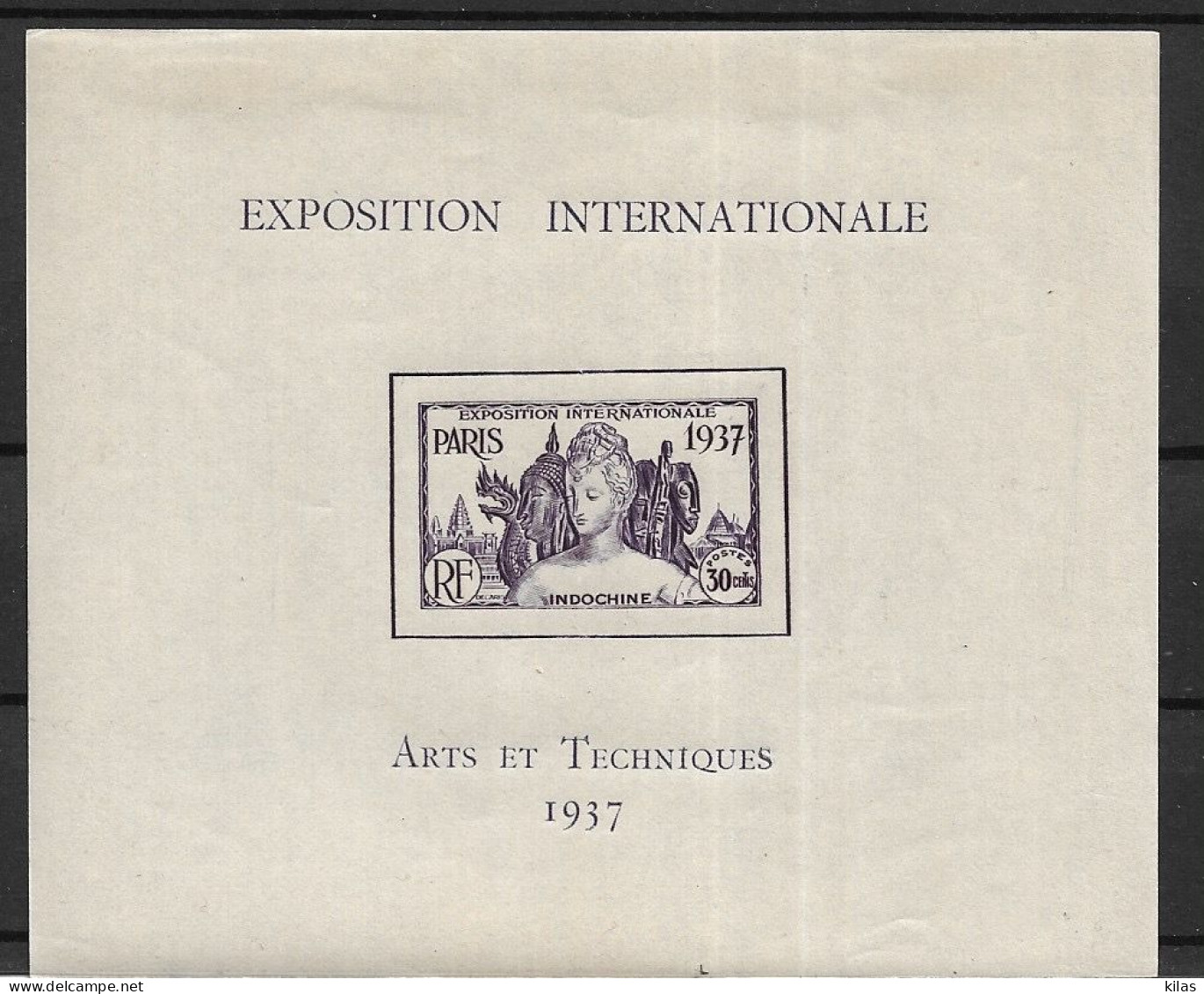 INDOCHINE 1937 Exposition Internationale De Paris  MH - 1937 Exposition Internationale De Paris