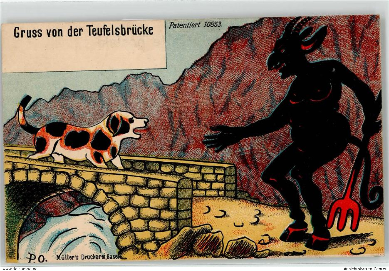 52024808 - Teufelsbruecke Hund - Contes, Fables & Légendes