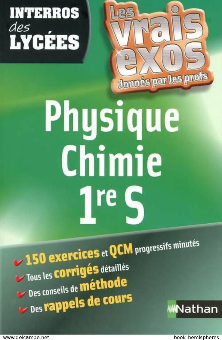 Physique-chimie 1ère S (2009) De Cyriaque Cholet - 12-18 Years Old