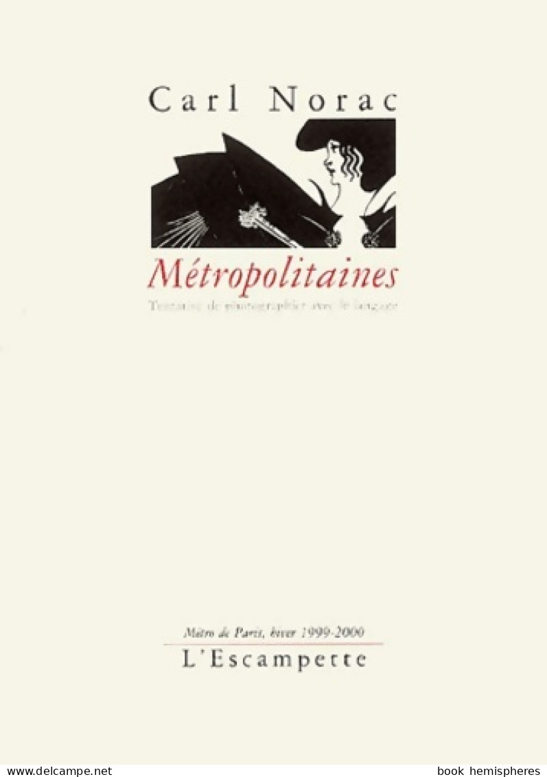 Métropolitaines (2003) De Carl Norac - Andere & Zonder Classificatie