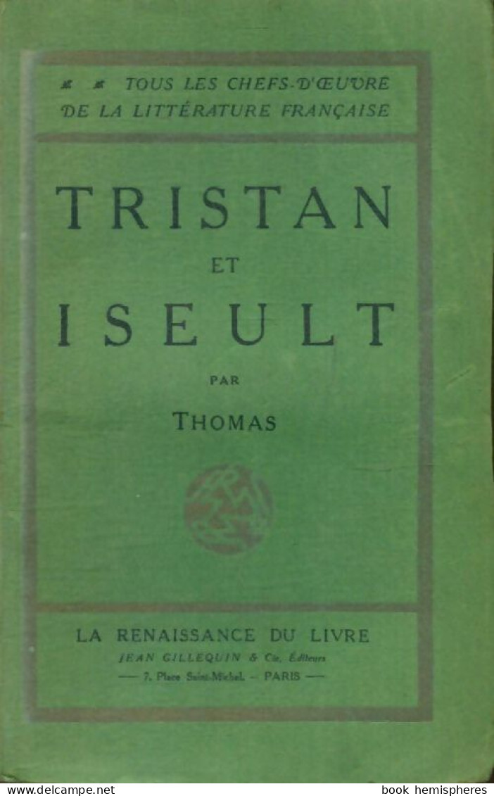 Tristan Et Iseult (0) De Beroul Et Thomas D'angleterrre - Autres & Non Classés